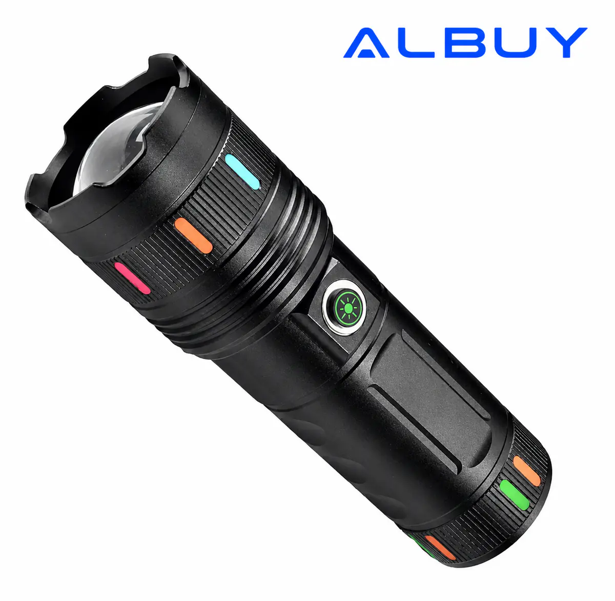 Rechargeable LED Flashlight with Power Bank Function