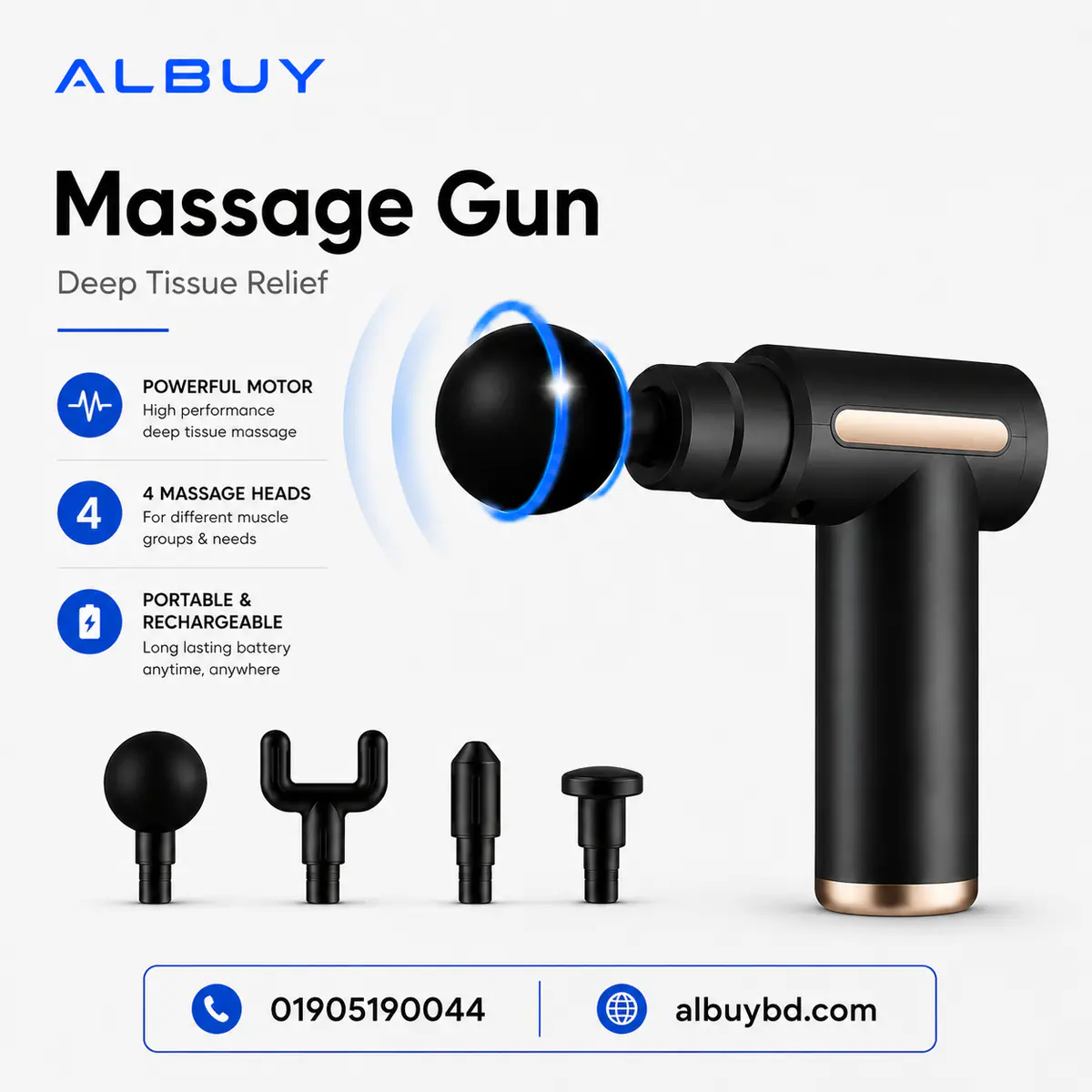 USB Rechargeable Mini Massage Gun